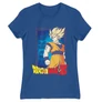 Királykék Dragon Ball női rövid ujjú póló - Goku Dragon Ball Z