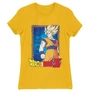 Sárga Dragon Ball női rövid ujjú póló - Goku Dragon Ball Z