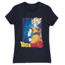 Sötétkék Dragon Ball női rövid ujjú póló - Goku Dragon Ball Z
