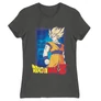 Sötétszürke Dragon Ball női rövid ujjú póló - Goku Dragon Ball Z