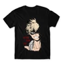 Fekete Hősakadémia férfi rövid ujjú póló - BNHA - Kacchan