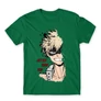 Zöld Hősakadémia férfi rövid ujjú póló - BNHA - Kacchan