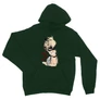 Sötétzöld Hősakadémia unisex kapucnis pulóver - BNHA - Kacchan