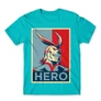 Atollkék Hősakadémia férfi rövid ujjú póló - Boku no Hero Academia - All Might