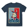 Denim Hősakadémia férfi rövid ujjú póló - Boku no Hero Academia - All Might