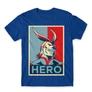 Királykék Hősakadémia férfi rövid ujjú póló - Boku no Hero Academia - All Might