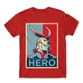 Piros Hősakadémia férfi rövid ujjú póló - Boku no Hero Academia - All Might