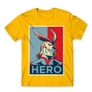 Sárga Hősakadémia férfi rövid ujjú póló - Boku no Hero Academia - All Might