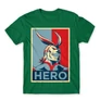 Zöld Hősakadémia férfi rövid ujjú póló - Boku no Hero Academia - All Might