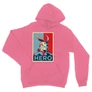 Világos rózsaszín Hősakadémia unisex kapucnis pulóver - Boku no Hero Academia - All Might