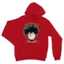 Piros Hősakadémia unisex kapucnis pulóver - Hero With All Might