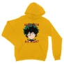 Sárga Hősakadémia unisex kapucnis pulóver - Hero With All Might