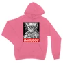 Világos rózsaszín Hősakadémia unisex kapucnis pulóver - Bakugou