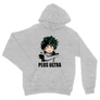 Sportszürke Hősakadémia unisex kapucnis pulóver - Midoriya Izuki