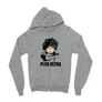 Sportszürke Hősakadémia zipzáros pulóver - Midoriya Izuki