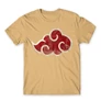 Homok Naruto férfi rövid ujjú póló - Akatsuki Cloud Logo