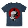 Denim Naruto férfi rövid ujjú póló - Kakashi Sharingan