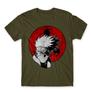 Kép 13/24 - Khaki Naruto férfi rövid ujjú póló - Kakashi Sharingan