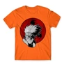 Narancs Naruto férfi rövid ujjú póló - Kakashi Sharingan