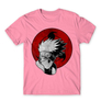 Kép 22/24 - Világos rózsaszín Naruto férfi rövid ujjú póló - Kakashi Sharingan