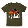 Kép 12/24 - Khaki Naruto férfi rövid ujjú póló - Kyuubi Adidas