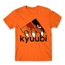 Narancs Naruto férfi rövid ujjú póló - Kyuubi Adidas