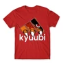 Piros Naruto férfi rövid ujjú póló - Kyuubi Adidas