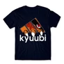 Sötétkék Naruto férfi rövid ujjú póló - Kyuubi Adidas