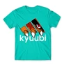Türkiz Naruto férfi rövid ujjú póló - Kyuubi Adidas