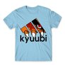 Kép 23/24 - Világoskék Naruto férfi rövid ujjú póló - Kyuubi Adidas