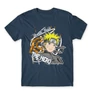 Denim Naruto férfi rövid ujjú póló - Uzumaki Naruto