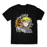 Fekete Naruto férfi rövid ujjú póló - Uzumaki Naruto