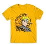 Sárga Naruto férfi rövid ujjú póló - Uzumaki Naruto