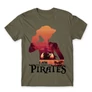 Cink One Piece férfi rövid ujjú póló - I Am The King Of Pirates