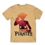 Homok One Piece férfi rövid ujjú póló - I Am The King Of Pirates