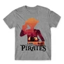 Sportszürke One Piece férfi rövid ujjú póló - I Am The King Of Pirates