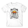 Fehér One Piece férfi rövid ujjú póló - It’s A Pirate Thing