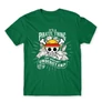 Zöld One Piece férfi rövid ujjú póló - It’s A Pirate Thing