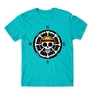 Atollkék One Piece férfi rövid ujjú póló - One Piece Compass