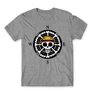 Sportszürke One Piece férfi rövid ujjú póló - One Piece Compass