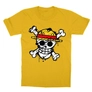 Kép 9/13 - Sárga One Piece gyerek rövid ujjú póló - Grunge Logo