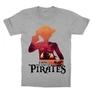Sportszürke One Piece gyerek rövid ujjú póló - I Am The King Of Pirates