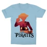 Világoskék One Piece gyerek rövid ujjú póló - I Am The King Of Pirates