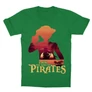Zöld One Piece gyerek rövid ujjú póló - I Am The King Of Pirates