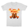 Fehér One Piece gyerek rövid ujjú póló - Logo Silhouette