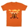 Narancs One Piece gyerek rövid ujjú póló - Logo Silhouette