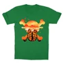 Zöld One Piece gyerek rövid ujjú póló - Logo Silhouette