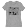 Sportszürke One Piece női rövid ujjú póló - Black and White