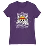 Sötétlila One Piece női rövid ujjú póló - It’s A Pirate Thing