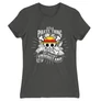 Sötétszürke One Piece női rövid ujjú póló - It’s A Pirate Thing